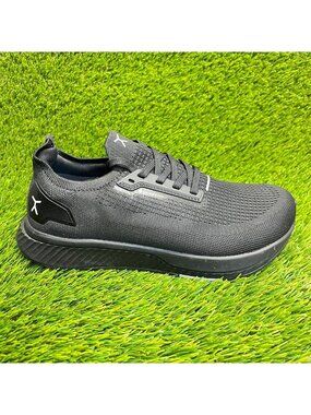 Flux Adapt Waterproof Runner Stealth Black Mens Size 8 Barefoot Running Shoes